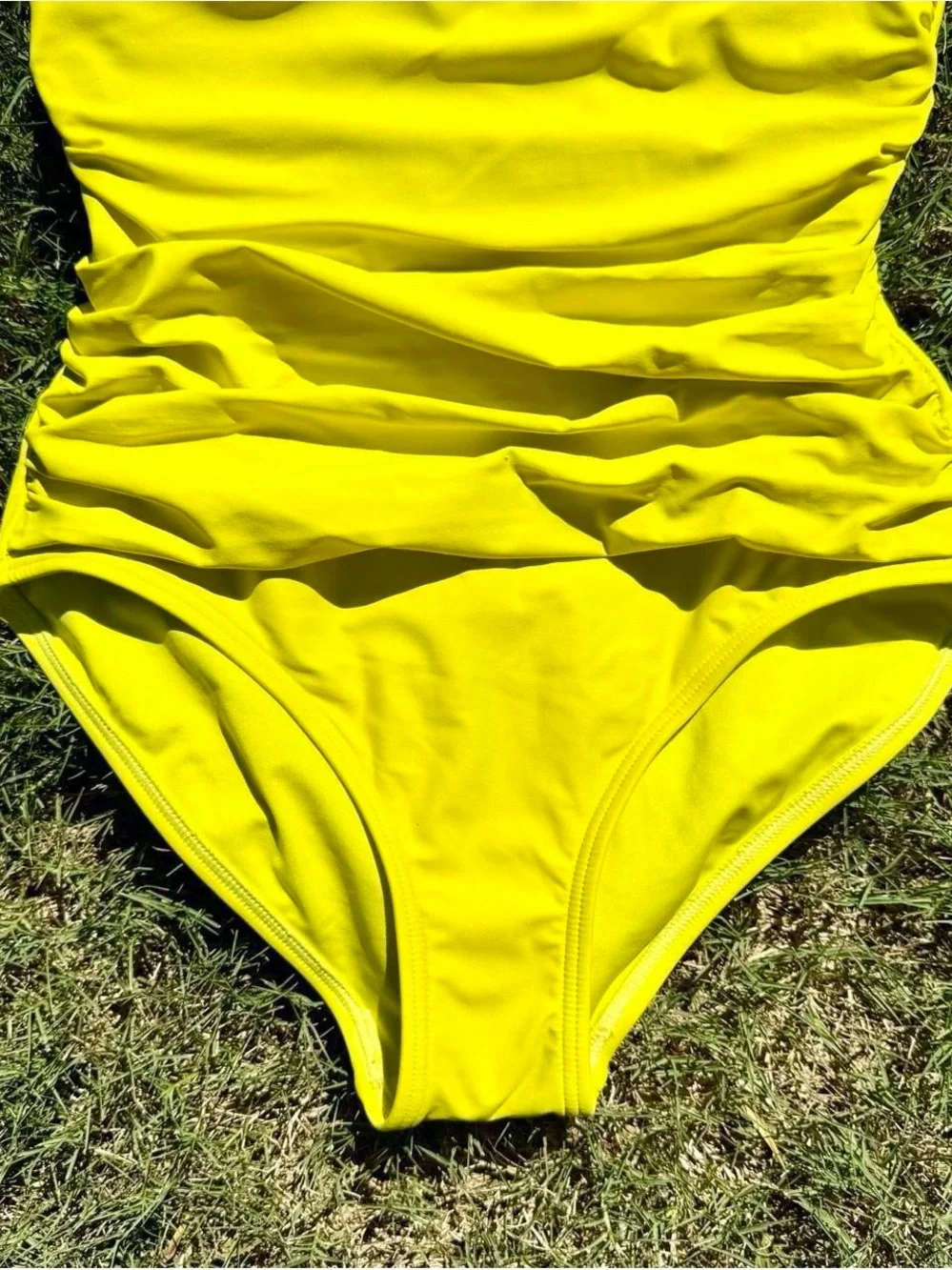 DKNY Bright Yellow One-Piece Swimsuit - Picture 11 of 13